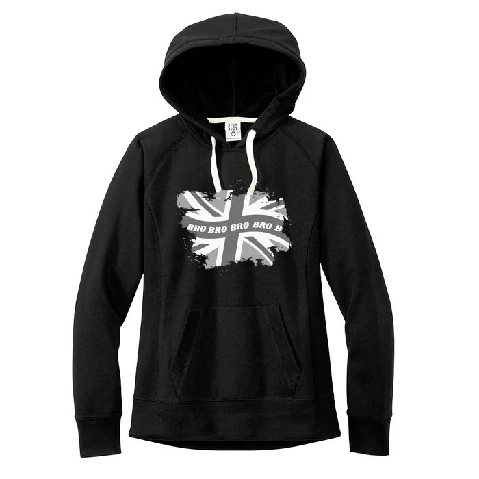 Fashionable Union Jack And Family Matching Clothes Cool Bro Cute Gift Women's Fleece Hoodie