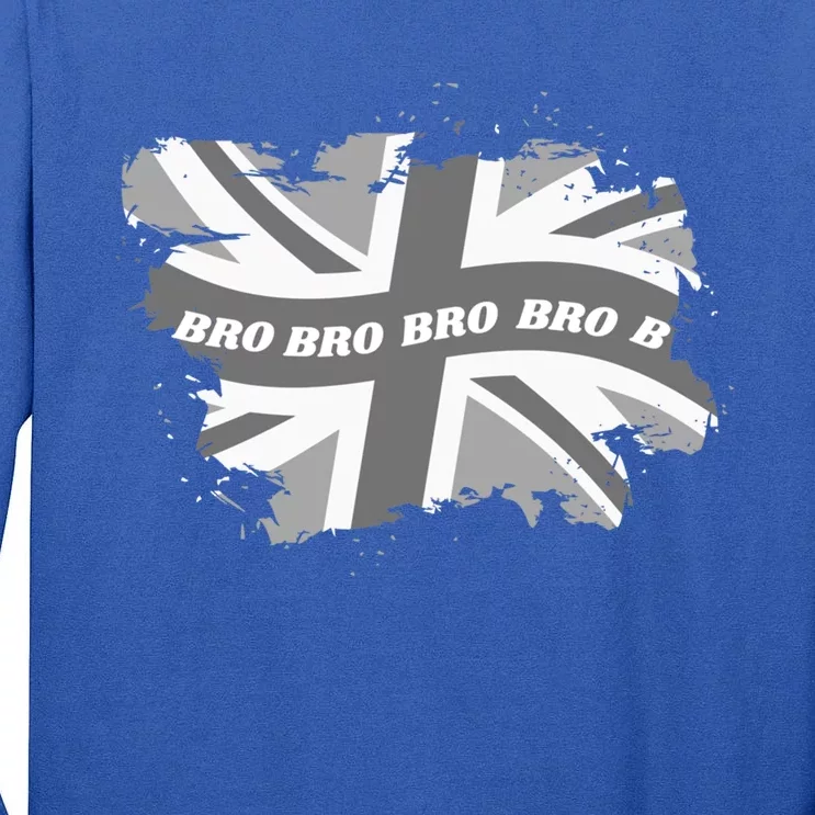 Fashionable Union Jack And Family Matching Clothes Cool Bro Gift Tall Long Sleeve T-Shirt