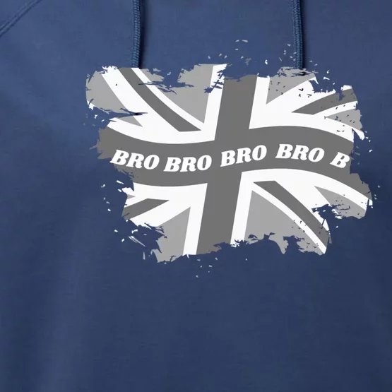 Fashionable Union Jack And Family Matching Clothes Cool Bro Gift Performance Fleece Hoodie