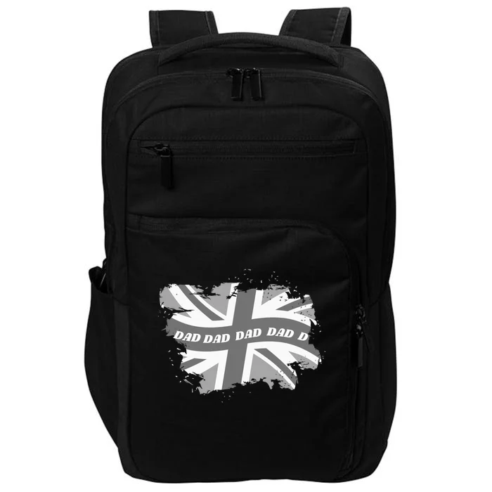 Fashionable Union Jack Matching Clothes Cool Dad Great Gift Impact Tech Backpack