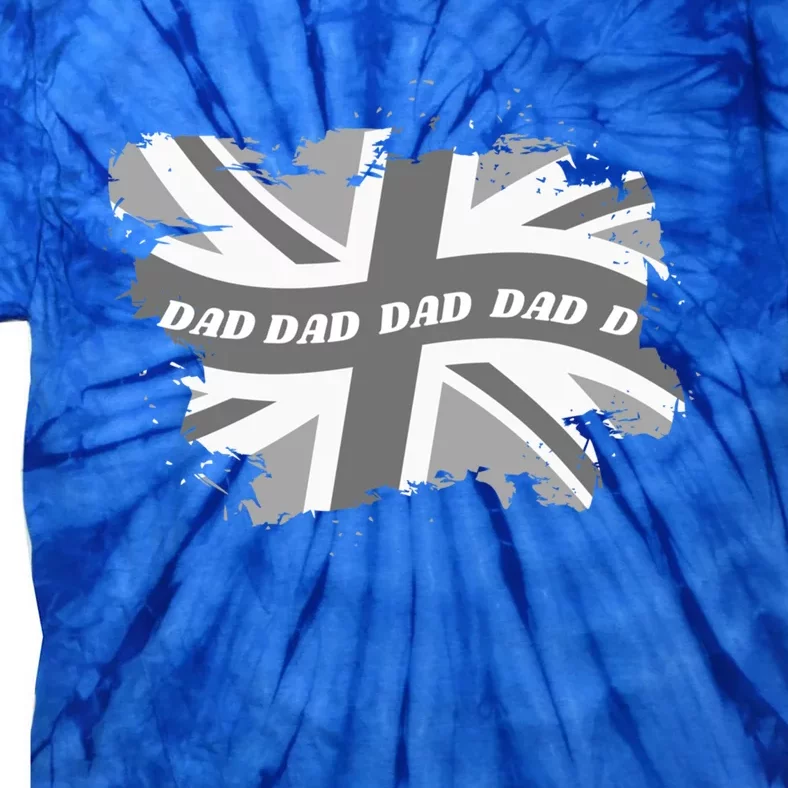 Fashionable Union Jack Matching Clothes Cool Dad Great Gift Tie-Dye T-Shirt