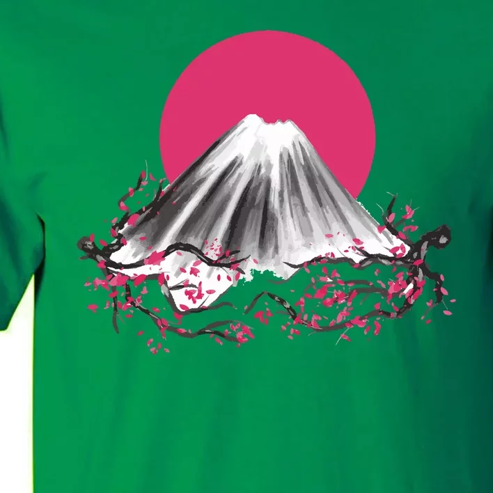 Fuji Mountain Japanese Nature Tall T-Shirt