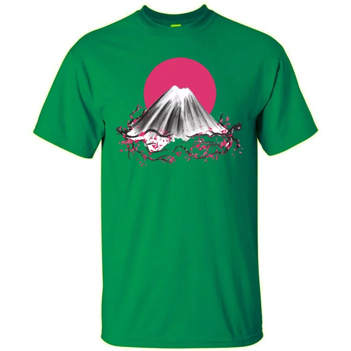 Fuji Mountain Japanese Nature Tall T-Shirt