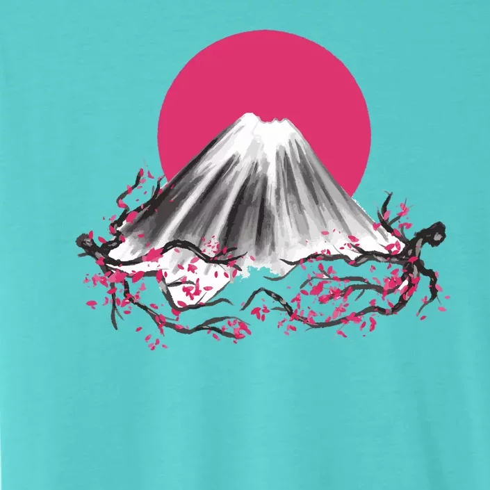 Fuji Mountain Japanese Nature ChromaSoft Performance T-Shirt