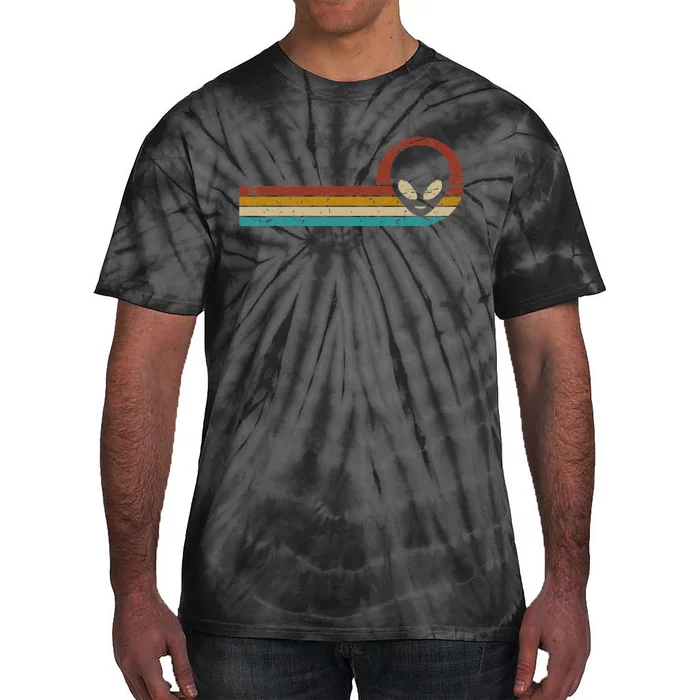 Funny Ufo Lover Retro Style Vintage Alien Space Tie-Dye T-Shirt