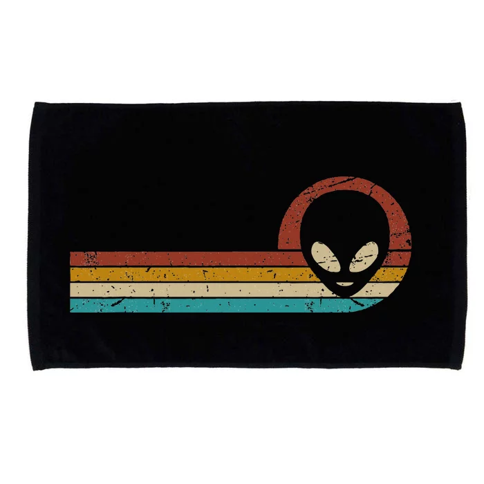 Funny Ufo Lover Retro Style Vintage Alien Space Microfiber Hand Towel