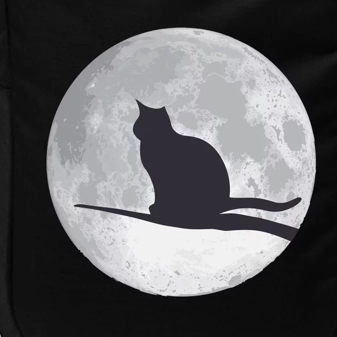 Full Moon Cat Silhouette Halloween Impact Tech Backpack