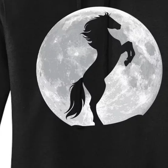 Full Moon Horse Women's Pullover Hoodie