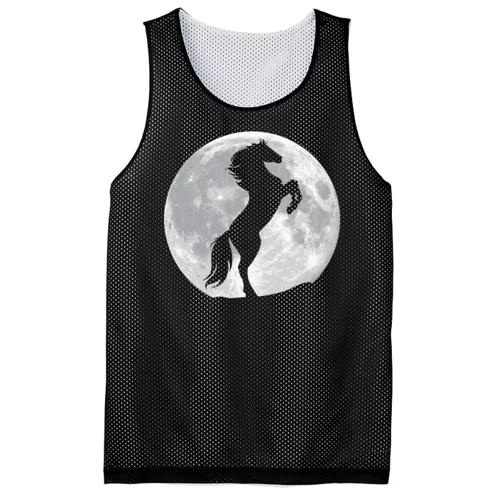 Full Moon Horse Mesh Reversible Basketball Jersey Tank