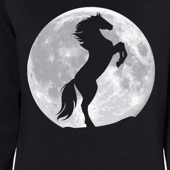 Full Moon Horse Womens California Wash Sweatshirt