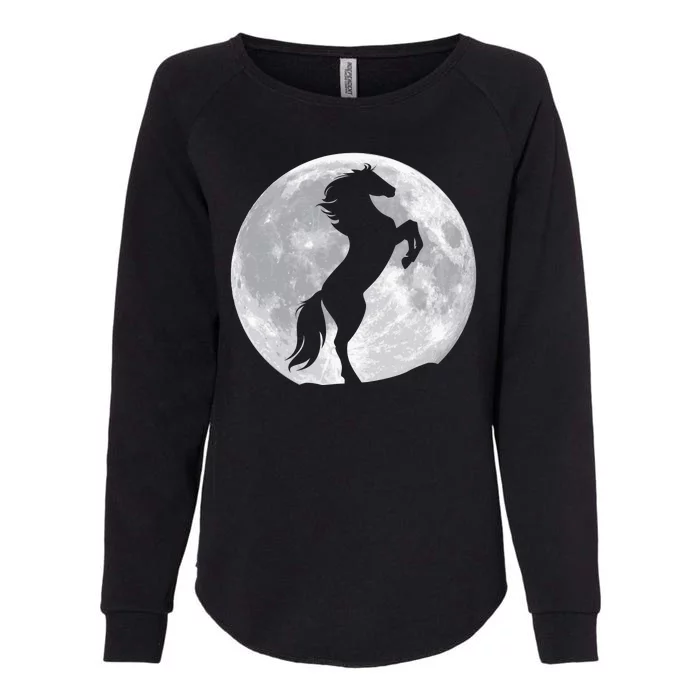 Full Moon Horse Womens California Wash Sweatshirt