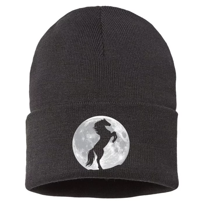 Full Moon Horse Sustainable Knit Beanie