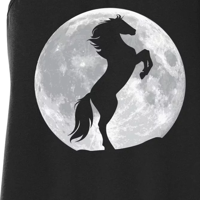 Full Moon Horse Women's Racerback Tank