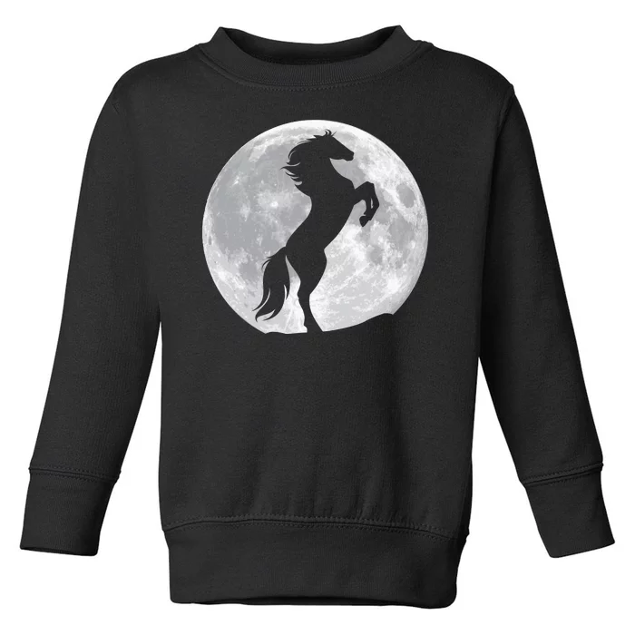 Full Moon Horse Toddler Sweatshirt