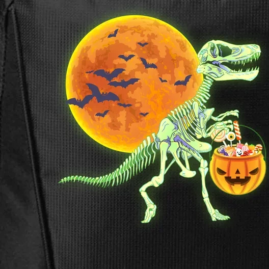 Full Moon T-Rex Dinosaur Skeleton Candy City Backpack