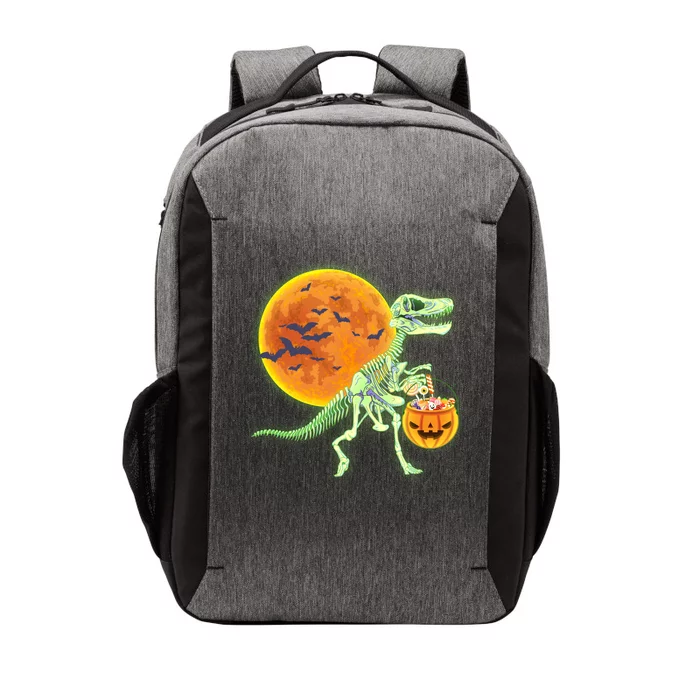 Full Moon T-Rex Dinosaur Skeleton Candy Vector Backpack