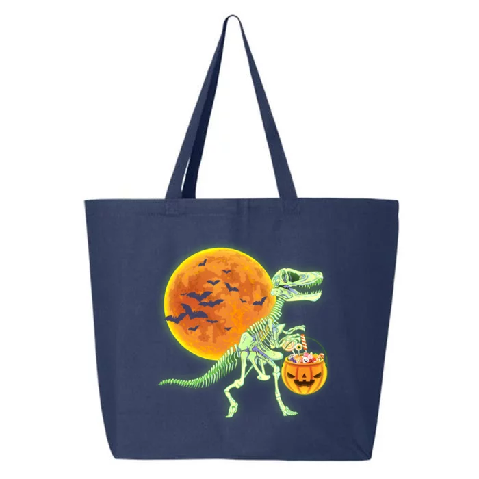 Full Moon T-Rex Dinosaur Skeleton Candy 25L Jumbo Tote