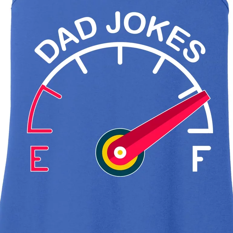 Full Of Dad Jokes Ladies Essential Tank