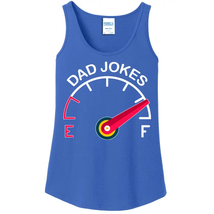 Full Of Dad Jokes Ladies Essential Tank