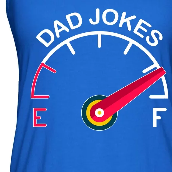 Full Of Dad Jokes Ladies Essential Flowy Tank