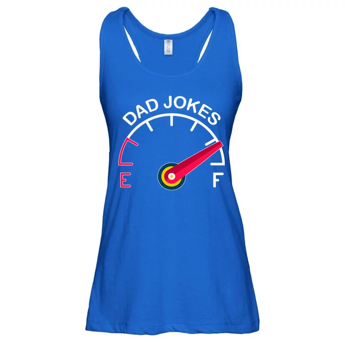 Full Of Dad Jokes Ladies Essential Flowy Tank