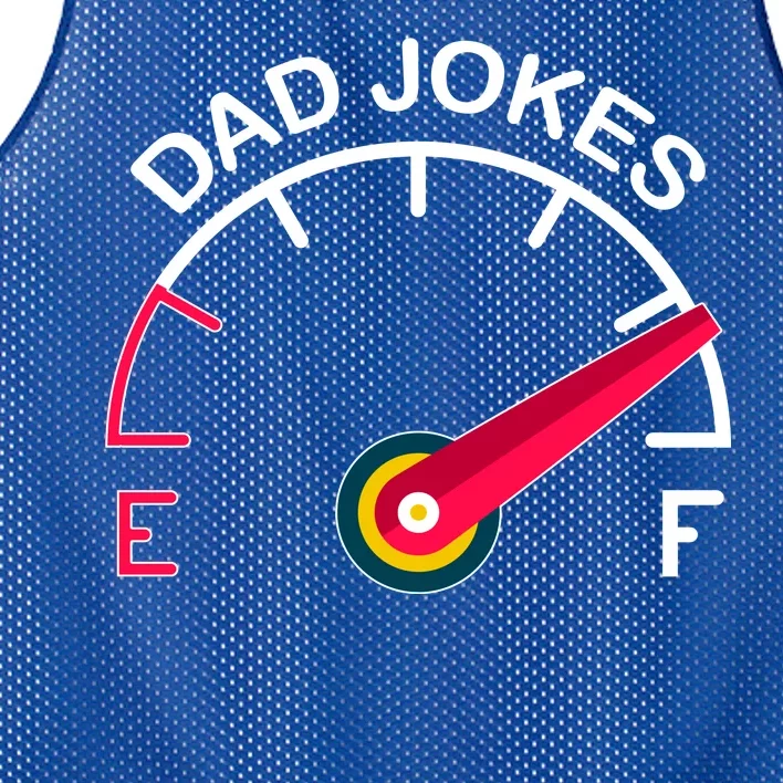 Full Of Dad Jokes Mesh Reversible Basketball Jersey Tank