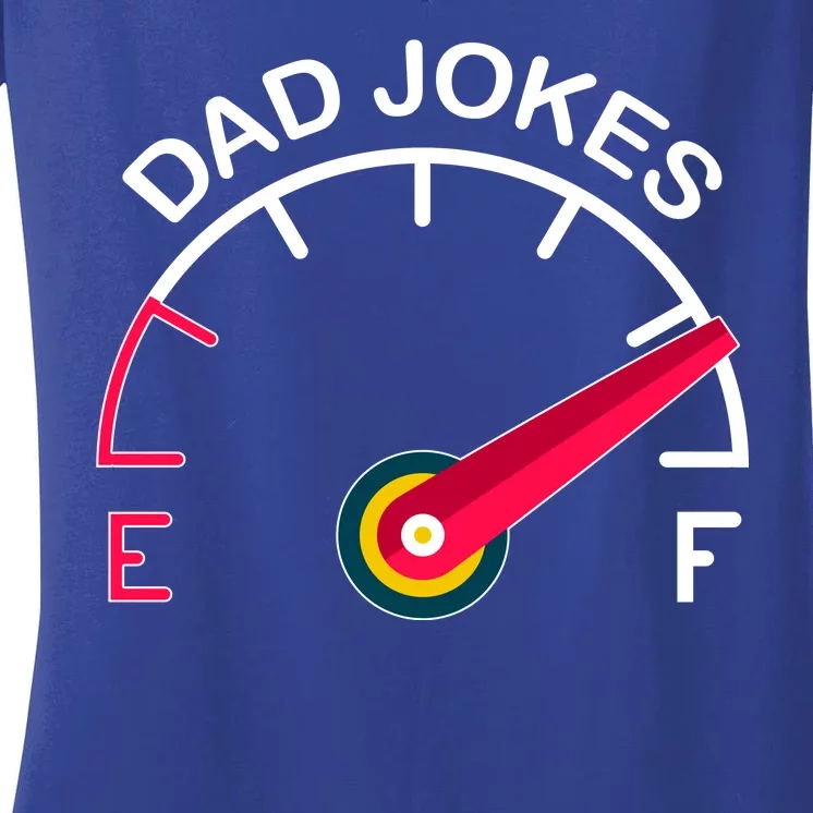 Full Of Dad Jokes Women's V-Neck T-Shirt