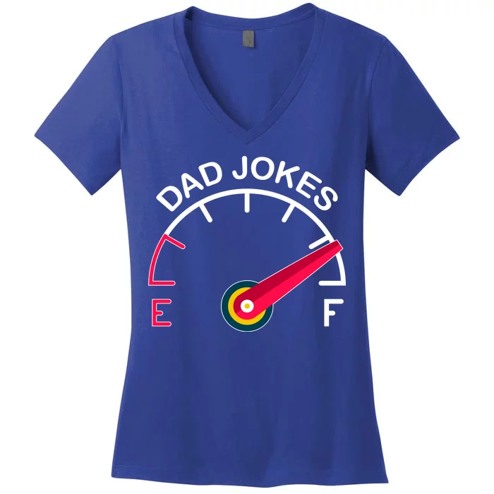 Full Of Dad Jokes Women's V-Neck T-Shirt