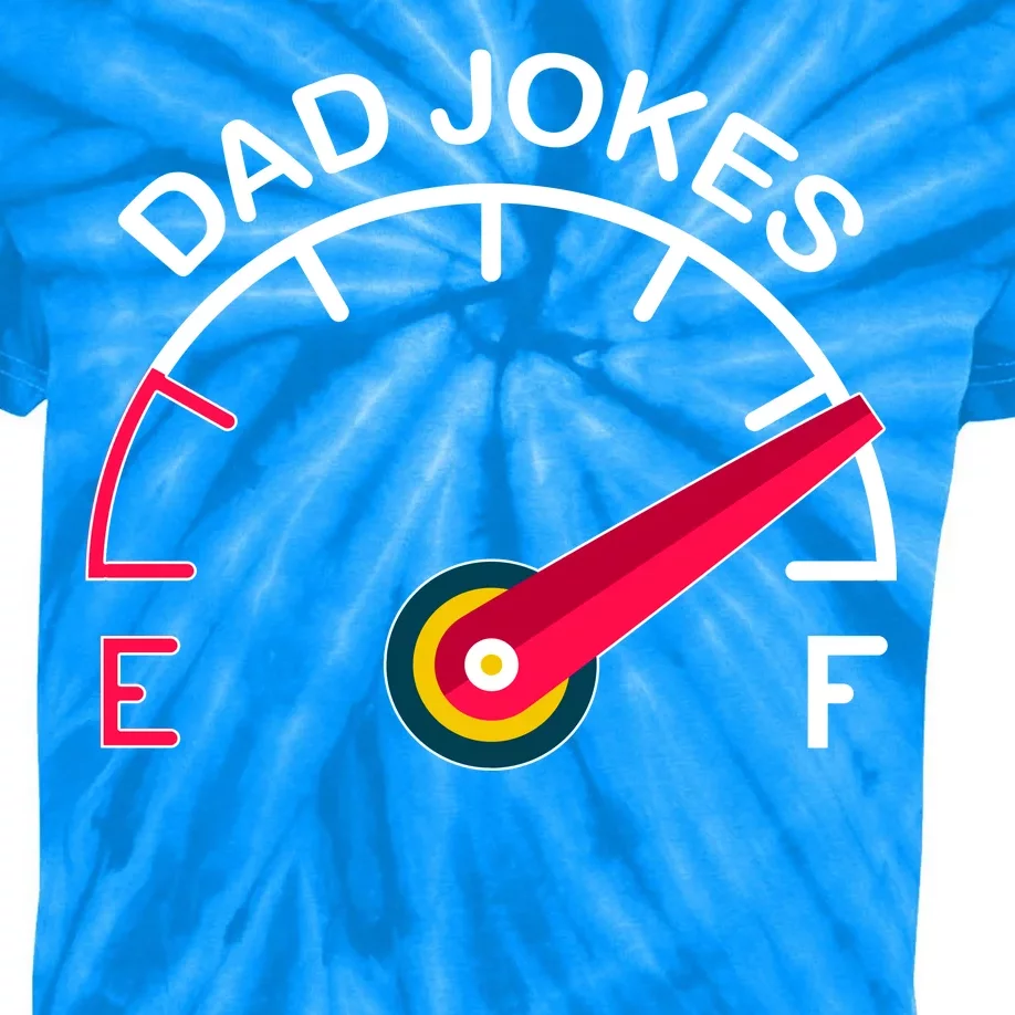 Full Of Dad Jokes Kids Tie-Dye T-Shirt