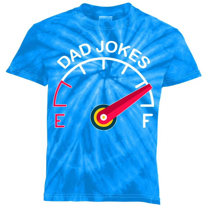 Full Of Dad Jokes Kids Tie-Dye T-Shirt