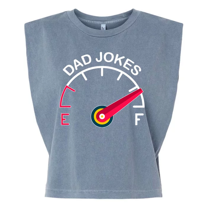 Full Of Dad Jokes Garment-Dyed Women's Muscle Tee