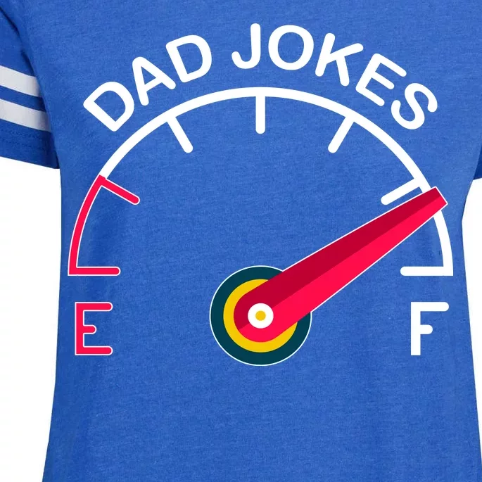 Full Of Dad Jokes Enza Ladies Jersey Football T-Shirt