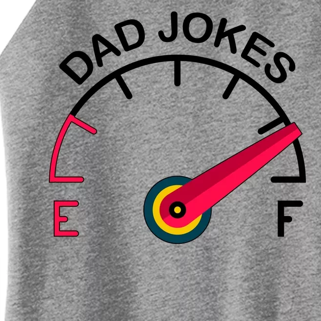 Full Of Dad Jokes Women’s Perfect Tri Rocker Tank