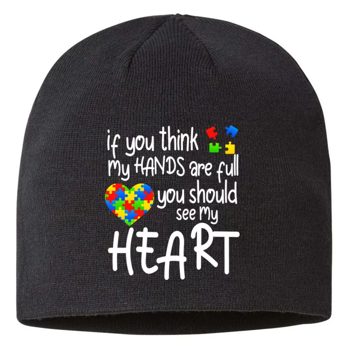 Full Of Heart Autism Parent 8 1/2in Sustainable Knit Beanie