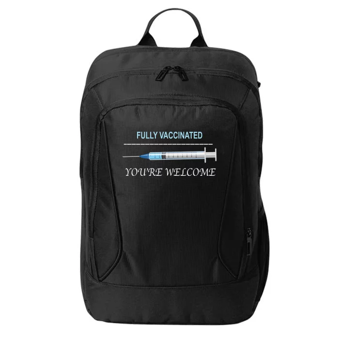 Fully Vaccinated You're Welcome City Backpack