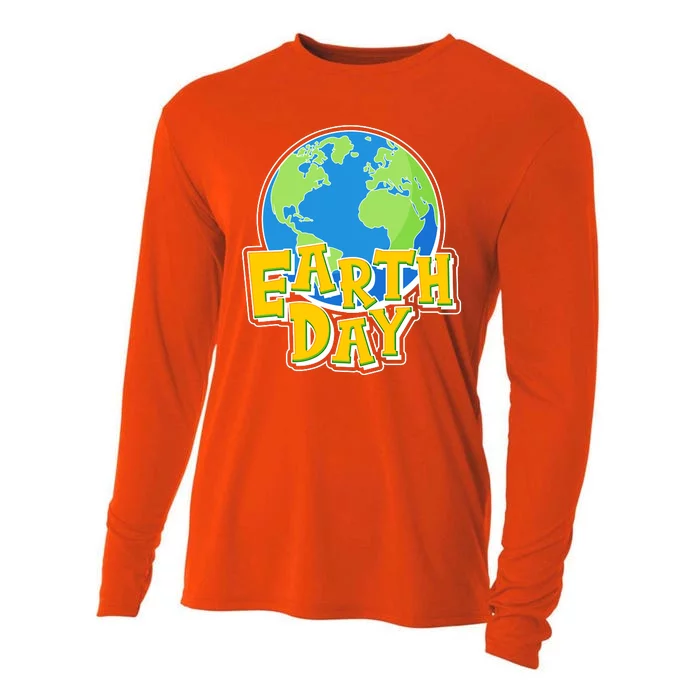 Fun Celebrate Earth Day Cooling Performance Long Sleeve Crew