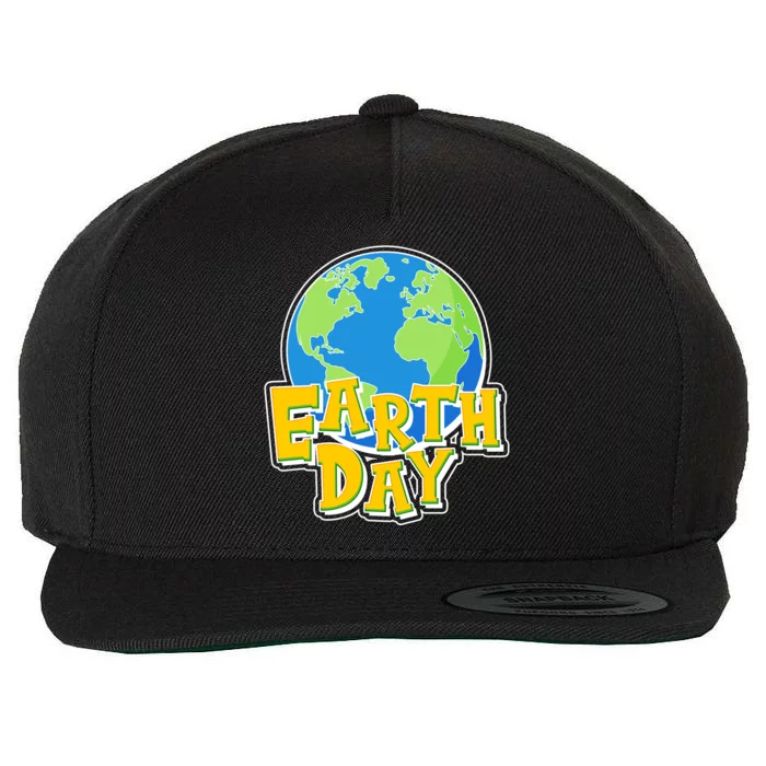 Fun Celebrate Earth Day Wool Snapback Cap