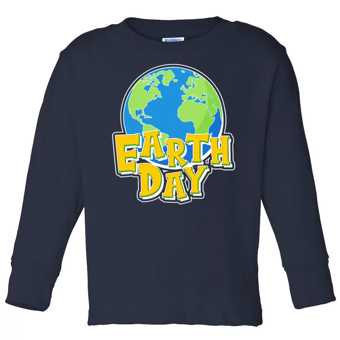 Fun Celebrate Earth Day Toddler Long Sleeve Shirt