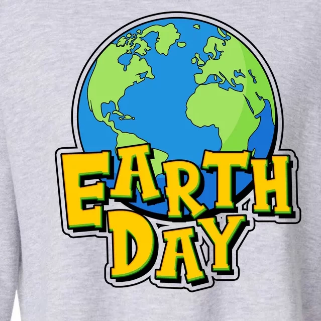 Fun Celebrate Earth Day Cropped Pullover Crew