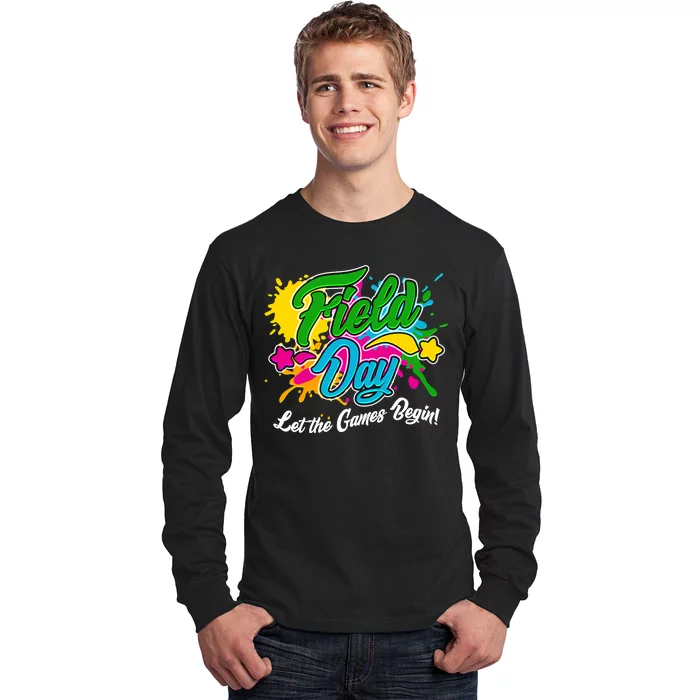 Fun Field Day Let The Games Begin! Long Sleeve Shirt