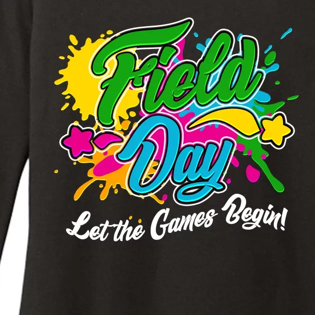 Fun Field Day Let The Games Begin! Womens CVC Long Sleeve Shirt