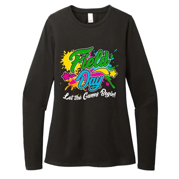 Fun Field Day Let The Games Begin! Womens CVC Long Sleeve Shirt