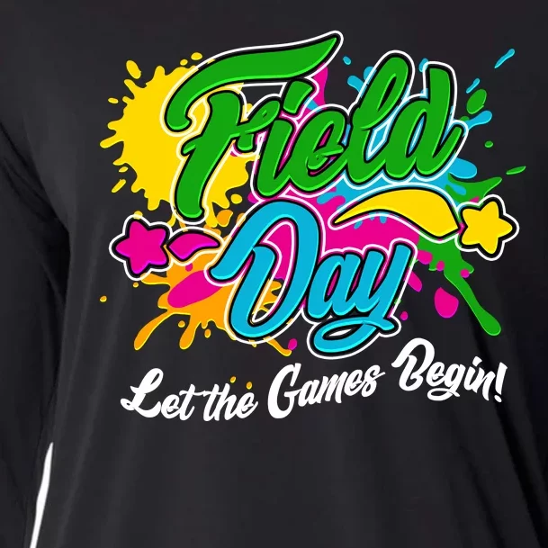 Fun Field Day Let The Games Begin! Cooling Performance Long Sleeve Crew