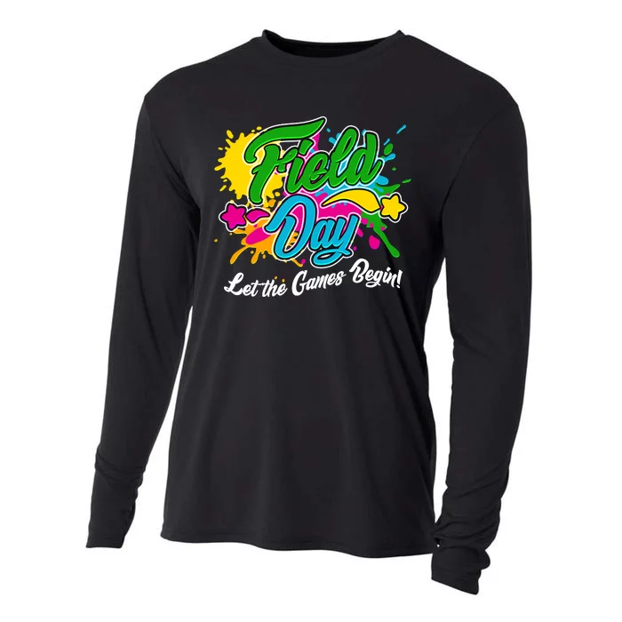 Fun Field Day Let The Games Begin! Cooling Performance Long Sleeve Crew