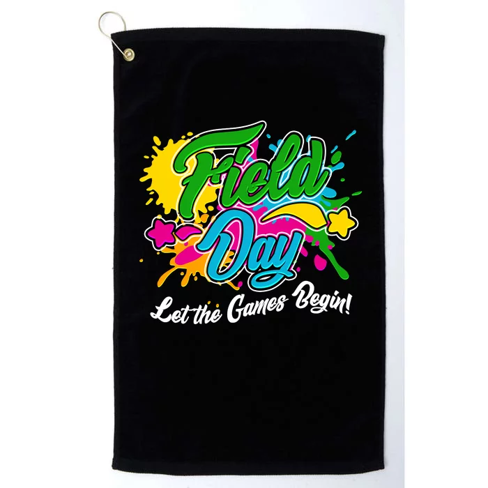 Fun Field Day Let The Games Begin! Platinum Collection Golf Towel