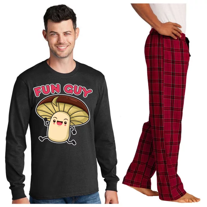 Fun Guy Fungi Mushroom Long Sleeve Pajama Set