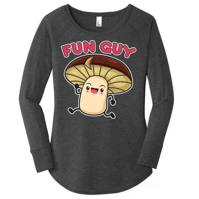 Fun Guy Fungi Mushroom Women's Perfect Tri Tunic Long Sleeve Shirt