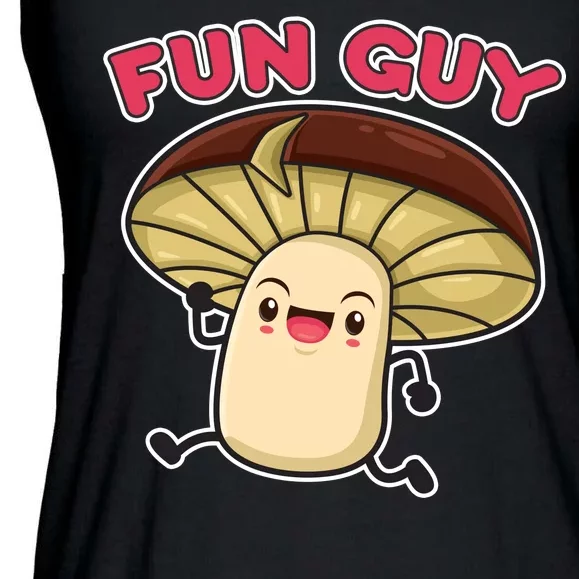 Fun Guy Fungi Mushroom Ladies Essential Flowy Tank