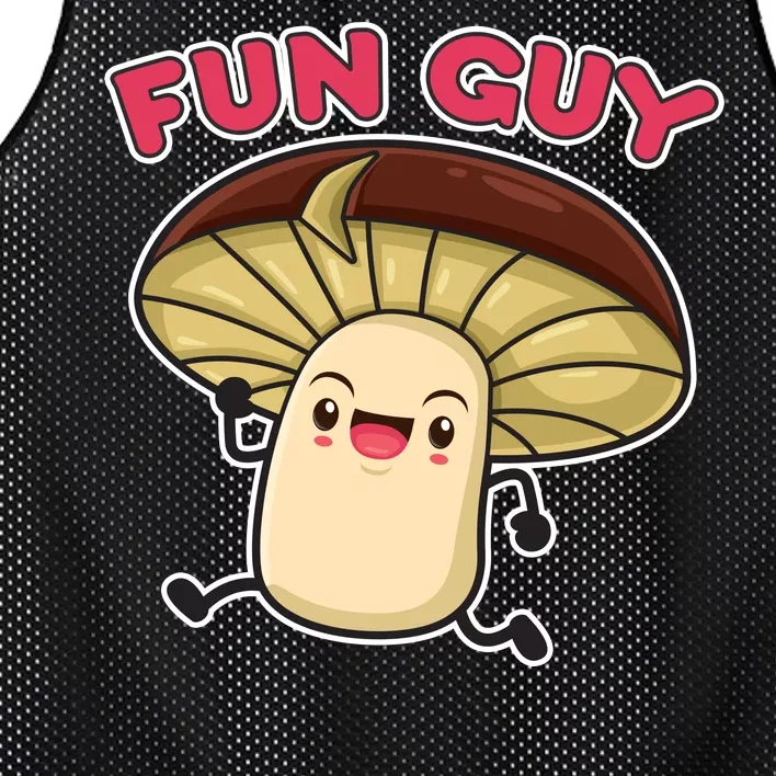 Fun Guy Fungi Mushroom Mesh Reversible Basketball Jersey Tank