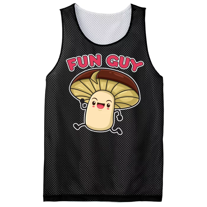 Fun Guy Fungi Mushroom Mesh Reversible Basketball Jersey Tank